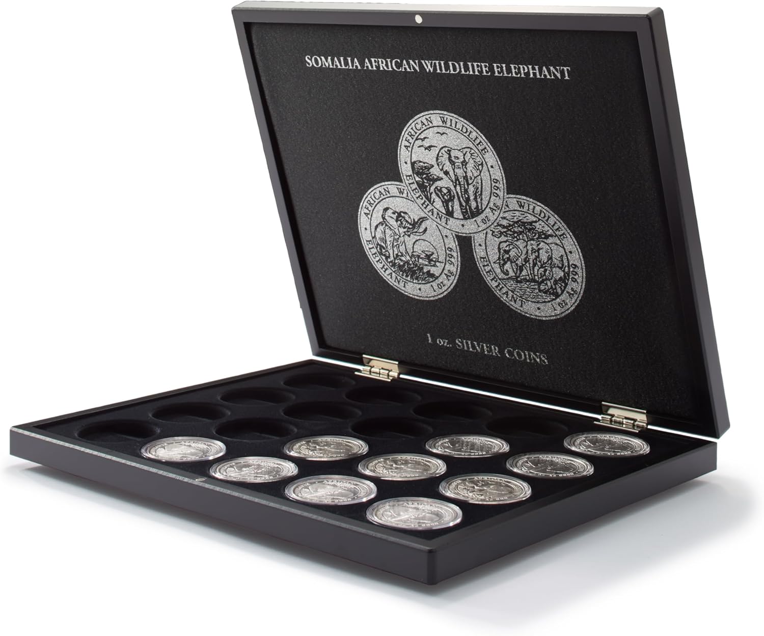 Луксозна кутия VOLTERRA за 20 броя Somalia Silver Elephant - Image 3