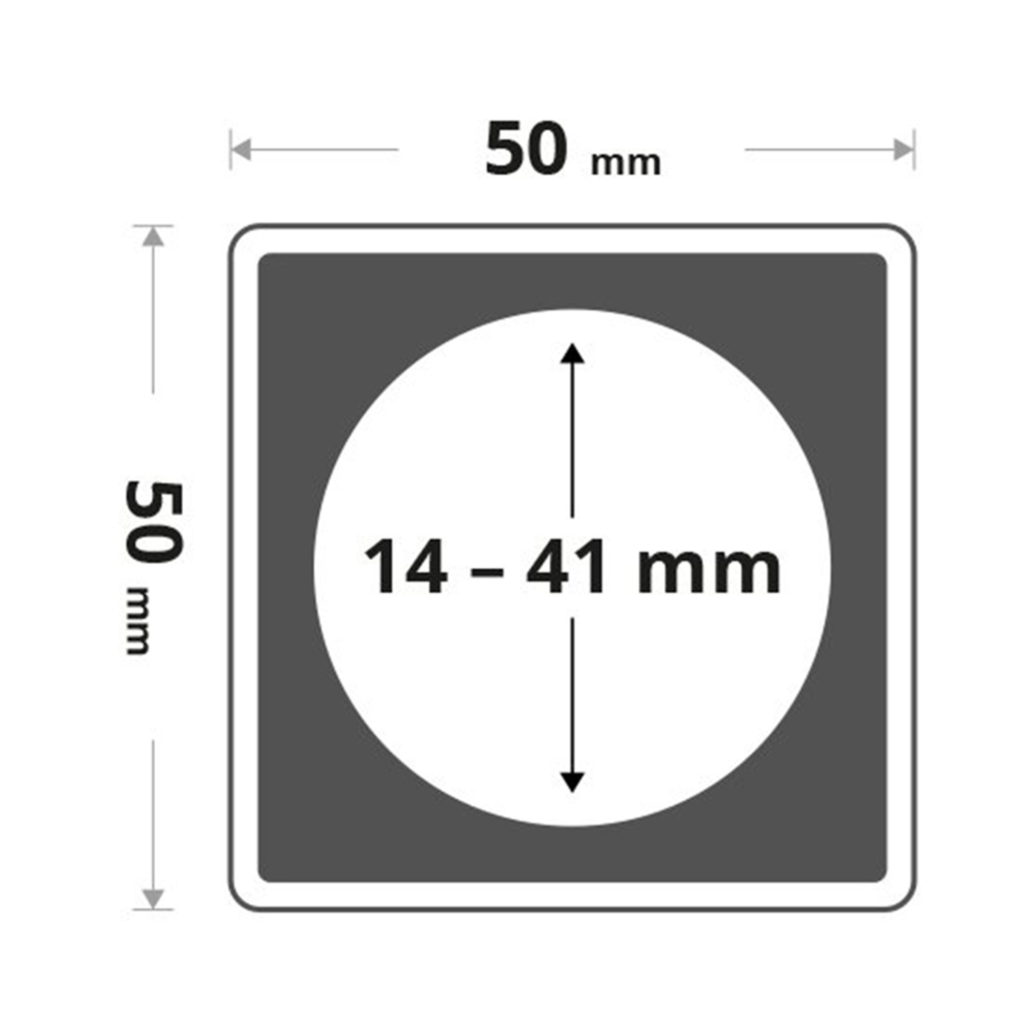 Капсули за монети Quadrum INTERCEPT Leuchtturm от 14 до 41 мм - Image 3